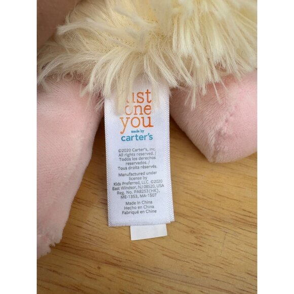 Carter's Just One You Soft Plush Llama Stuffed Alpaca Animal Toy With Pink Legs - Picture 7 of 7